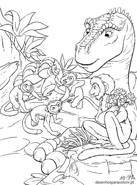 Desenhos de dinossauros 83